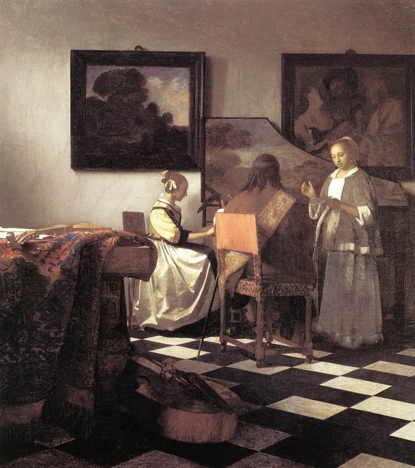 Johannes Vermeer The Concert